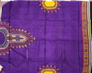 Tissu imprimé Dashiki de qualité supérieure pour hommes et femmes Vêtements Matériau à motif tribal vibrant Idéal pour les vêtements et accessoires de mode - Product Image 6