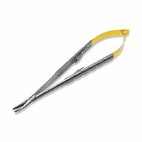 Portaagujas Castroviejo TC, Tijeras Noyes Rectas y Curvas, Pinzas Quirúrgicas de Grado Industrial OEM para Microcirugía Dental