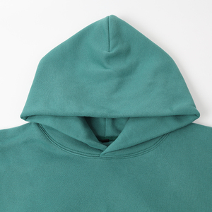 Dropshipping Hommes Personnalisé Lourd 600gsm Double Couche Pull French Terry Cotton Blank Hoodie - Product Image 4