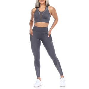 Ensemble de yoga de fitness sans couture pour femmes, personnalisable, automne, doux, confortable, soutien-gorge de sport respirant, leggings légers, motif - Product Image 1