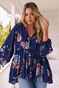 Vestido de algodón de verano para mujer, bata con estampado Floral, talla grande, manga corta, gran tamaño, informal, con estampado Digital, cuello hueco, Logo en la espalda - Product Image 4