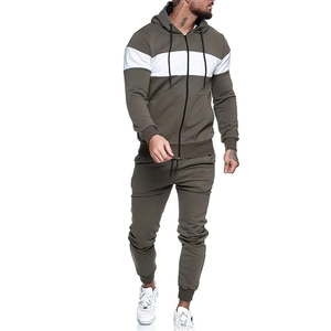 Streetwear du fabricant personnalisé pour hommes, grande taille, survêtement à fermeture éclair sunfaded, ensemble survêtement évasé en strass épais - Product Image 1