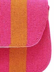 Bolso con cuentas multicolor con asa, bolso de mano, bolso de mano informal, artesanía india, hecho a mano, bolso Baguette, - Product Image 3