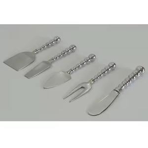 Ensemble de couverts à fromage en acier inoxydable de qualité supérieure de style vintage, 4 pièces, avec couteaux à fromage - Product Image 5