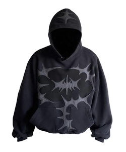 Sudadera con Capucha de Alta Calidad para Hombre, de Poliéster/Algodón, con Logotipo 3D Personalizado, Estampado Sólido, Tejido con Transferencia de Calor, para Otoño - Product Image 6