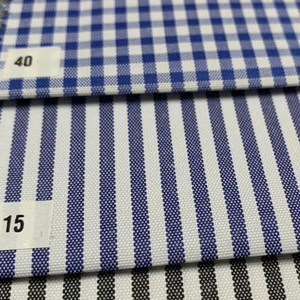 Material de Camisa de algodón polivinílico 58 tela ancha para ropa de hombre y mujer patrón teñido de hilo directo de fábrica tejido para niños y niñas - Product Image 1