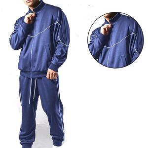 400 GSM Heavy Cotton <b>Sherpa</b> <b>Fleece</b> Crewneck <b>Men</b> <b>Hoodie</b> Sweatshirt Sweatpants Two Pcs Jogger Tracksuit - Product Image 6