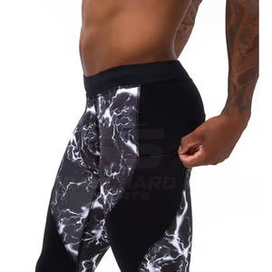 Pantalons de compression musculaire pour hommes, leggings de sport pour la course à pied, leggings de compression athlétique pour hommes, leggings d'entraînement pour la musculation - Product Image 4