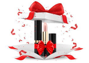 Cadeau Saint Valentin Maquillage Hydratant en Forme de Coeur Rouge à Lèvres Rose Nude Mat - Product Image 2