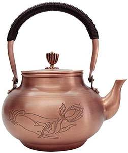 Royal Style Handcrafted Brass Teapot <b>with</b> Antique Finish and Engraved Artwork, Decorative Tea <b>Kettle</b> for Premium Interior Decor - Product Image 2