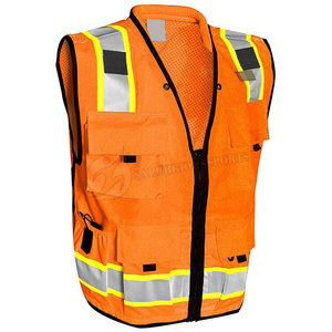 Chaqueta DE SEGURIDAD impermeable con logotipo personalizado para hombre, chaleco de seguridad de construcción de nailon reflectante para ropa de trabajo - Product Image 1