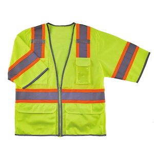Offres Spéciales gilet de sécurité réfléchissant hommes unisexe vêtements de travail haut sans manches gilet réfléchissant couleur personnalisée haute visibilité gilet de sécurité - Product Image 6