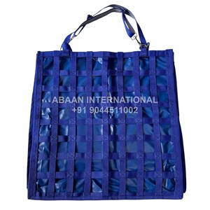 กระเป๋าไนลอนใส่หญ้าแห้งสำหรับเลี้ยงม้าขนาดใหญ่แบบเย็บเสริมแรงสำหรับเดินทางดีไซน์ฟีดช้า - Product Image 2