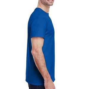 Camisetas de punto básicas de cuello redondo rojo de alta calidad para hombre de algodón, camisetas para hombre al por mayor, camisetas de nuevo producto 2023 - Product Image 5