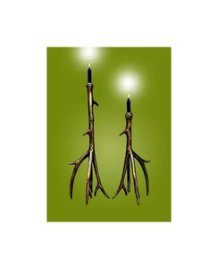 Bougeoir en cristal, décoration de la maison, autre support de bougie brillant, pour l'intérieur et l'extérieur - Product Image 1