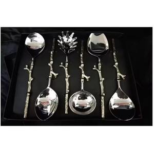 Ensemble de couverts en acier inoxydable le plus vendu - Écologique, amélioration de la salle à manger pour les fêtes, qualité supérieure, durable et réutilisable - Product Image 4