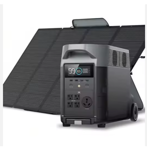 Estación de Energía Solar Portátil con Panel Plegable, Salida de 1000W, Pantalla LCD, Múltiples Tomas de Corriente, Uso en Exteriores, Cuerpo de Plástico Negro - Product Image 3