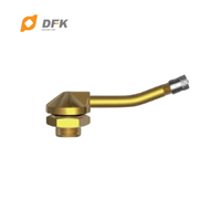 Capuchons de valve de pneu en métal DFK pour bus et camions lourds - Acier inoxydable/Laiton Certifié ISO9001 Ajustement universel