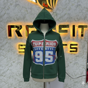 Tous les coloris, grande taille, nouveau style, sweat à capuche à fermeture éclair très demandé, imprimé en relief, fabriqué en usine, prix bas, sweat à capuche pour hommes, sweat à capuche pour hommes - Product Image 1