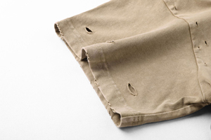 เสื้อยืดวินเทจฟอกสีกรดออกแบบได้ตามต้องการเสื้อยืดฮิปฮอปแนวสตรีท - Product Image 4