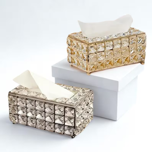 Spring Napkin Box with Creative Detailing Wood & Metal Material Handmade Durable Design for Home Hotel & Restaurant Use - Product Image 1