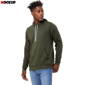 Mens Casual Colorblock Panel Streetwear con bolsillos algodón mezclado sudaderas con capucha - Product Image 2