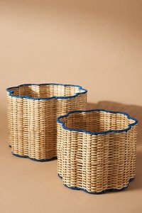 Découvrez de magnifiques paniers en rotin naturel pour une organisation et une décoration parfaites, la touche rustique idéale pour tout espace et cuisine - Product Image 2