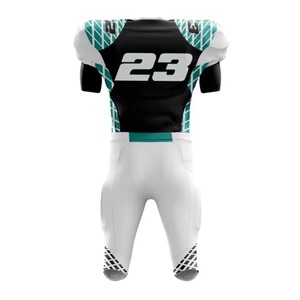 Uniformes de football américain les plus vendus directement de l'usine, ensemble en gros, style imprimé avec des caractéristiques respirantes et des tailles plus grandes - Product Image 2