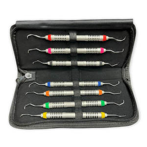 Juego de Curetas Dentales Periodontales Gracey Volgocare International Set 7, Doble Punta, Mango Especial, Acero Inoxidable, Manual, Quirúrgico - Product Image 1