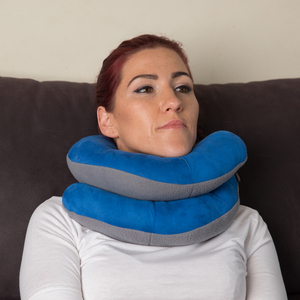 Almohada Cervical Clever 3 en 1, Almohada de Viaje Portátil, Prevención de Caída del Cuello, Lavable, Poliéster Tekno Confort, 14+ Años - Product Image 5