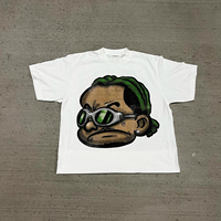T-shirts pour hommes 100 % coton à manches courtes, coupe ample, respirants, séchage rapide, anti-plis, imprimé numérique, motif uni, style hip-hop, haute qualité