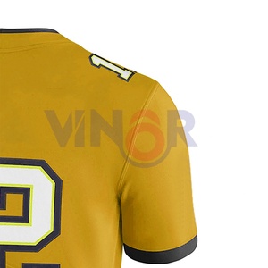 Conception Personnalisée de Votre Propre Équipe de Sublimation Maillot de Football Américain Nouvelle Arrivée Fabricant de Sports d'Été Maillot de Football Américain - Product Image 5