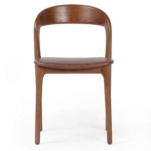 Nordique Simple hôtel Restaurant chaise de salle à manger en <span class=keywords><strong>bois</strong></span> massif chaise en <span class=keywords><strong>bois</strong></span> de frêne dos chaise de couleur noyer - Product Image 2