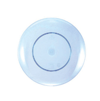 Assiettes de présentation personnalisées de 13 pouces, élégantes et luxueuses, dorées à perles, technique pigmentée, en plastique PS durable, transparentes, réutilisables, en stock pour mariages