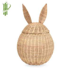 Portable Multi-Function Thermal Incubator With Rabbit Ear Lid Handicraft <b>Bamboo</b> <b>Craft</b> Love Style Souvenir Made From Rattan - Product Image 4