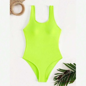Maillot de bain une pièce pour femme Logo personnalisé imprimé maillots de bain maillots de bain dos ouvert Sexy Bikini maillots de bain - Product Image 6