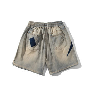 Pantalones Cortos Vaqueros Holgados Casuales para Hombre con Lavado Ácido, Diseño Desgastado y Roto, Estilo Oversize, Ecológicos y de Secado Rápido - Product Image 2