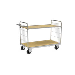 Chariots ESD KM9000-2XL-ESD Série 9000, électrogalvanisés, à quatre roues, pour usage industriel - Product Image 1