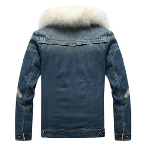 Chaqueta Vaquera de Mezclilla para Hombre de Súper Calidad, Chaqueta Vaquera Personalizada para Exteriores con el Mejor Material de Mezclilla - Product Image 2