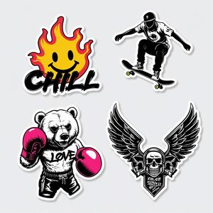 Pegatina de vinilo de PVC transparente personalizada, Adhesivo resistente a la intemperie, pegatina para coche, embalaje de botella, MOQ bajo disponible - Product Image 2