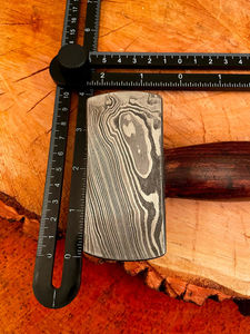 Marteau en acier de Damas à motif spécial, manche en bois robuste, personnalisable OEM, outil industriel polyvalent pour le bricolage, garantie de 3 ans - Product Image 5