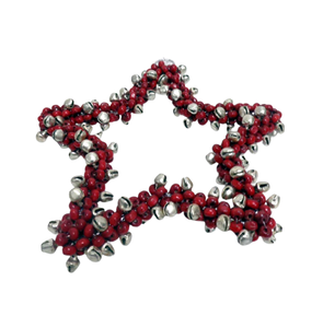 Grande conception fer/perles suspendus étoile taille Standard nickelage tenture murale étoile pour la décoration de Noël à la main - Product Image 5