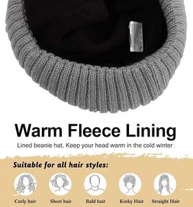 Gorro de invierno de lana de lujo, gorro de punto de lana cálido de primera calidad, estilo unisex, perfecto para la moda al aire libre y la comodidad de la temporada fría - Product Image 4