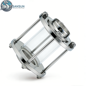 डेटा केंद्र तरल शीतलन दृष्टि ग्लास, 316 एल स्टेनलेस स्टील उच्च दबाव प्रवाह दृष्टि ग्लास, दिनांक केंद्र के लिए - Product Image 2