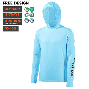 Vente en gros OEM – Nouveau sweat à capuche de pêche pour sports de plein air, manches longues, séchage rapide, respirant, protection solaire UPF50, 180g – Vêtements de pêche - Product Image 1