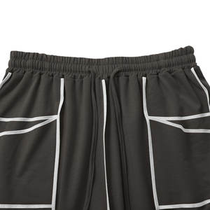 กางเกงวอร์มผ้าคอตตอนแท้สำหรับผู้หญิงกางเกงวอร์มทรงหลวมมีระบายออกแบบได้ตามต้องการ - Product Image 5