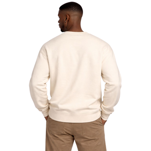 Felpa Girocollo Kappa Alpha Psi in Ciniglia Avorio con Ricamo Old English K, Fraternità Greca Nupe 1911, Top in Pile Premium - Product Image 2