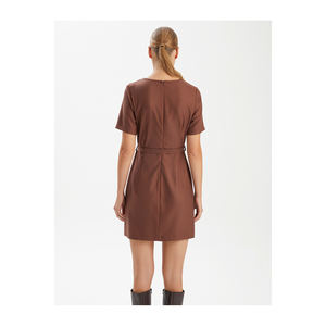 ชุดเข็มขัดครึ่งแขนทำจากผ้าวิสคอสผสม - Product Image 5