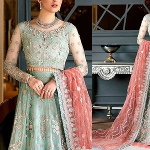 2025 vestido Hi Selling mujer amigable Casual Shalwar Kameez 100% Pure Lawn Dupatta nuevo diseño lavable OEM Kameez para fiestas - Product Image 1