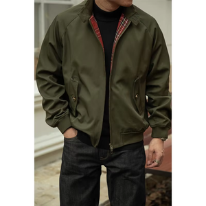Veste universitaire avec manches en cuir contrasté et blouson bomber de baseball en laine mélangée vêtements d'extérieur streetwear décontractés - Product Image 6